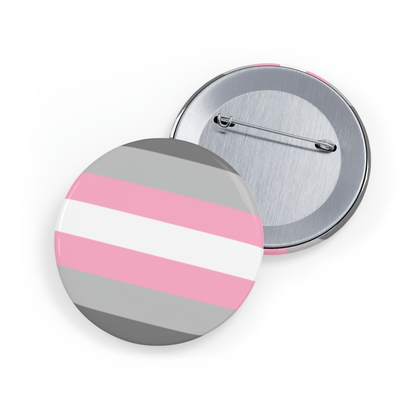 Demigirl Pride Flag Round Pins