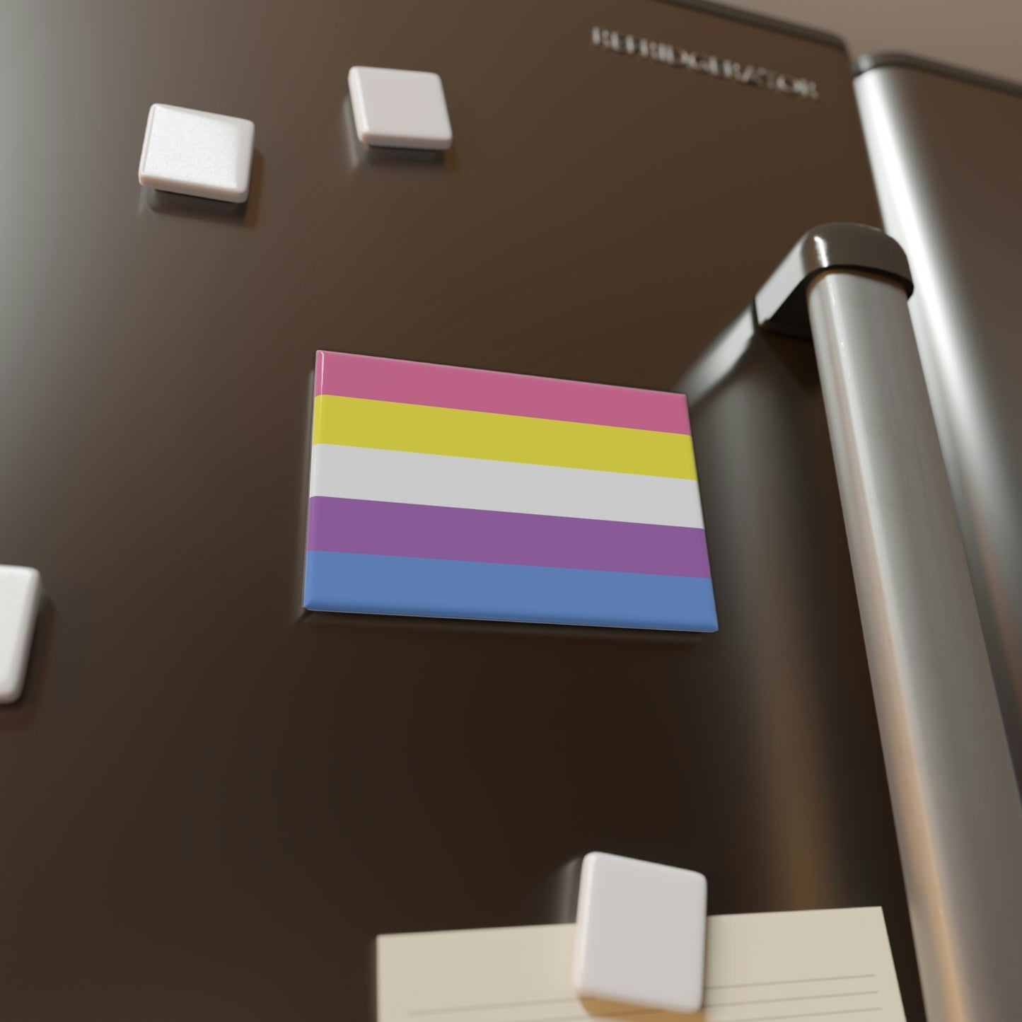 Button Magnet, Bigender Pride Flag