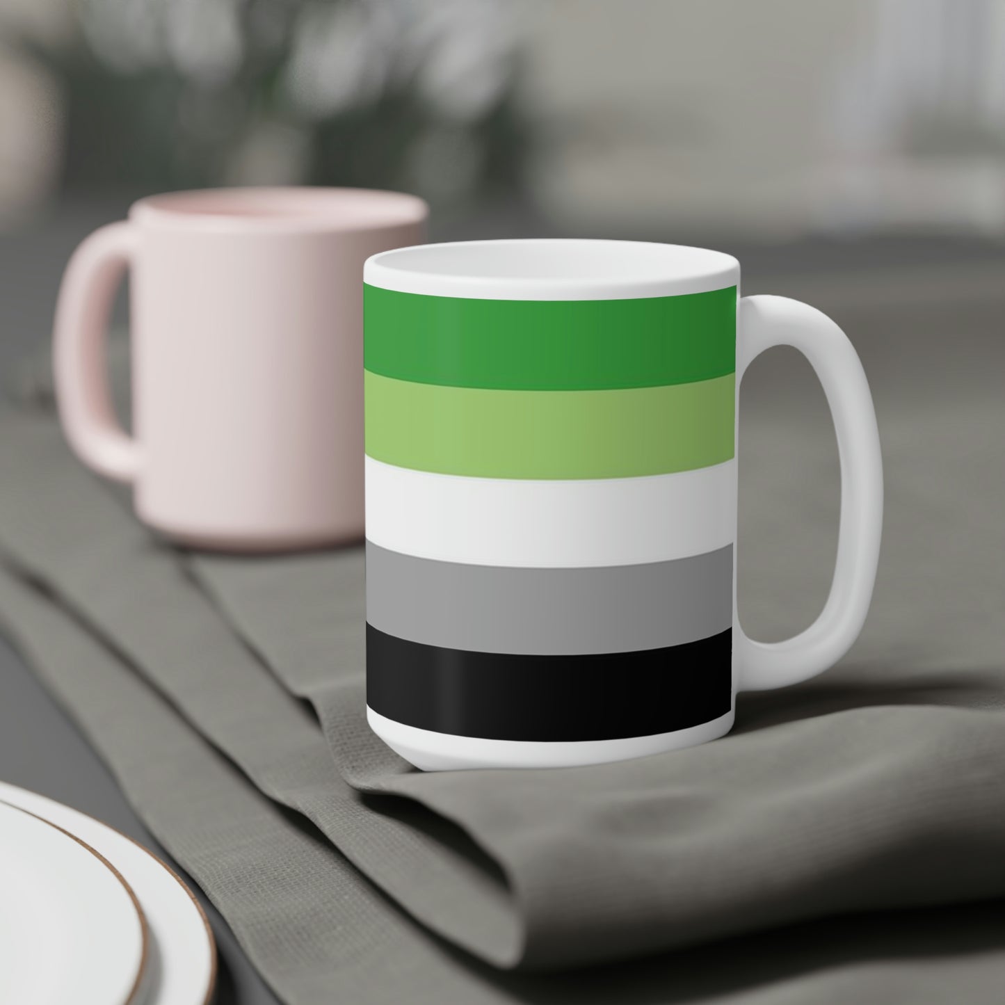 Aromantic Pride Flag Mug (11oz\15oz\20oz)