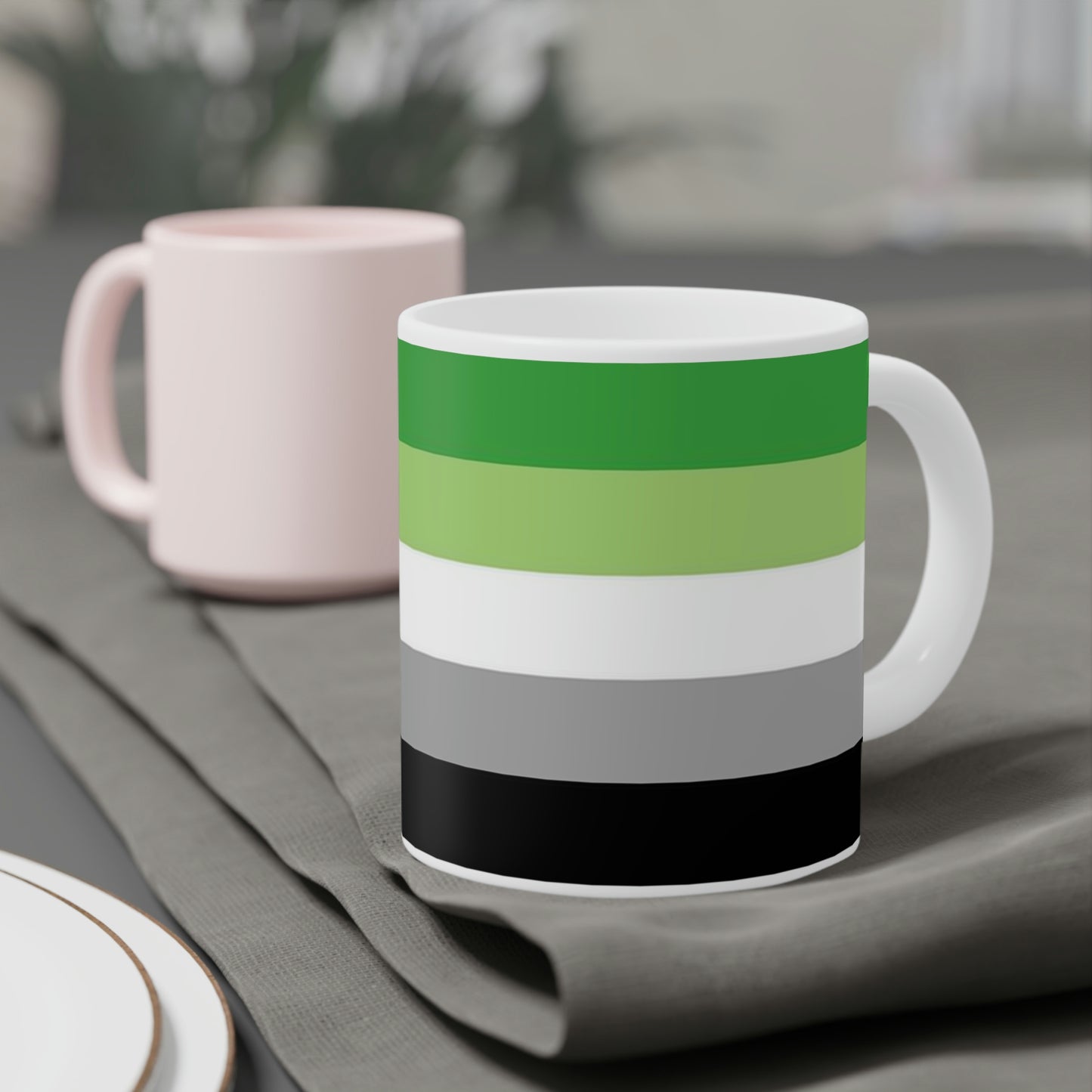 Aromantic Pride Flag Mug (11oz\15oz\20oz)
