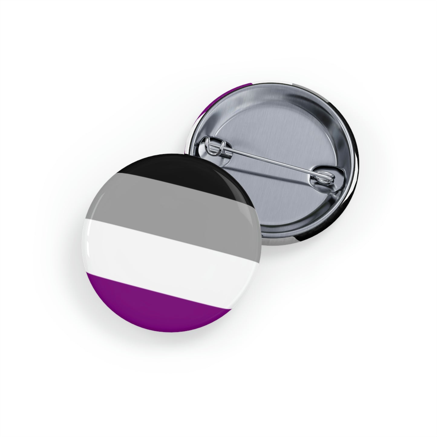 Asexual Pride Flag Round Pins