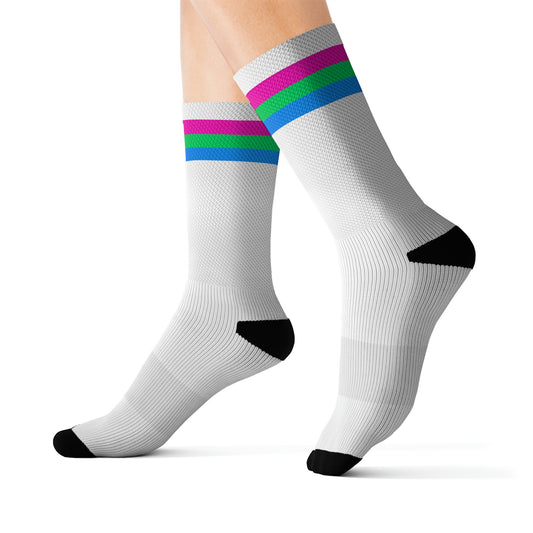 Polysexual Flag Crew Socks