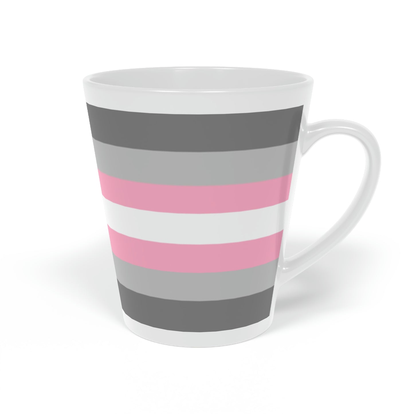 Demigirl Pride Flag Latte Mug, 12oz
