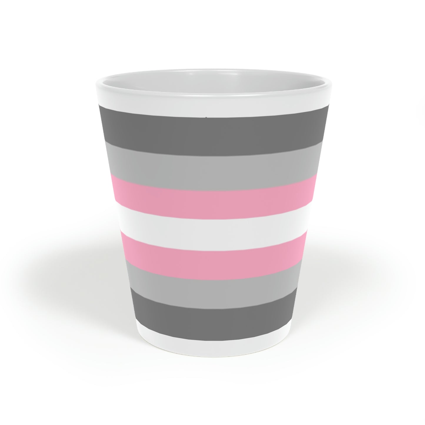 Demigirl Pride Flag Latte Mug, 12oz