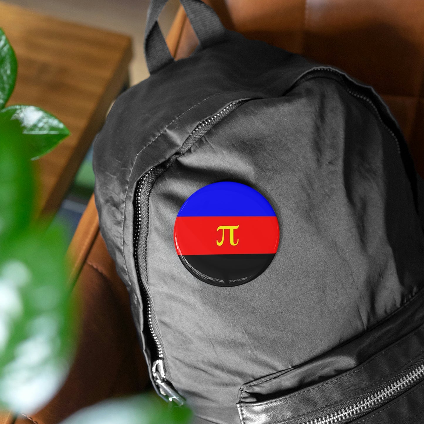 Polyamorous Pride Flag Round Pins