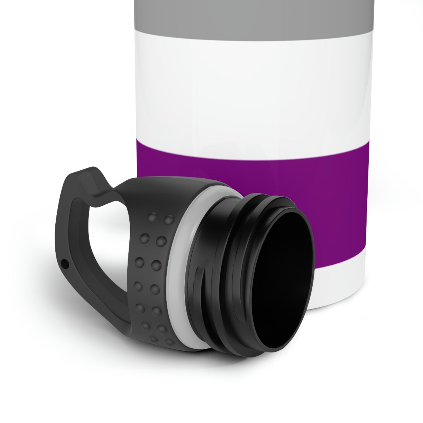 Asexual Pride Flag Stainless Steel Water Bottle