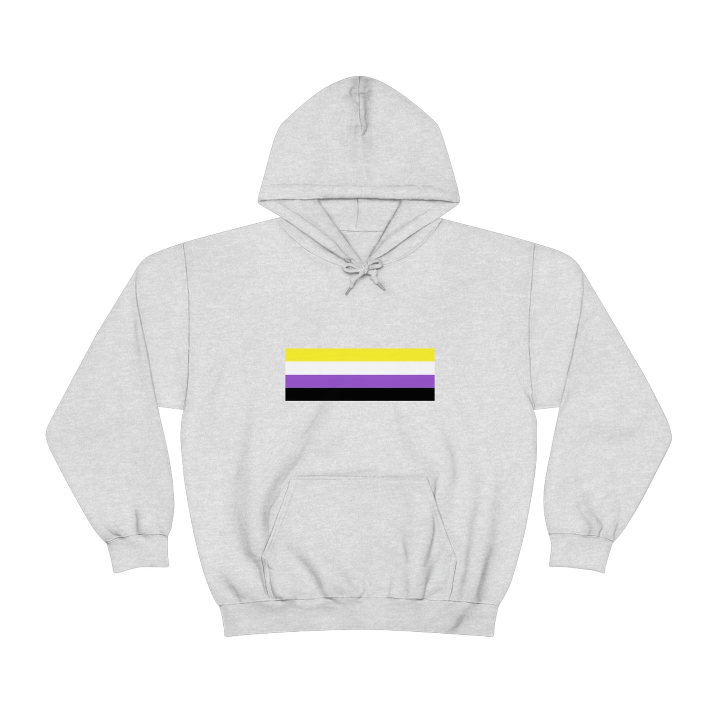 Non-Binary Flag Hooded Sweatshirt