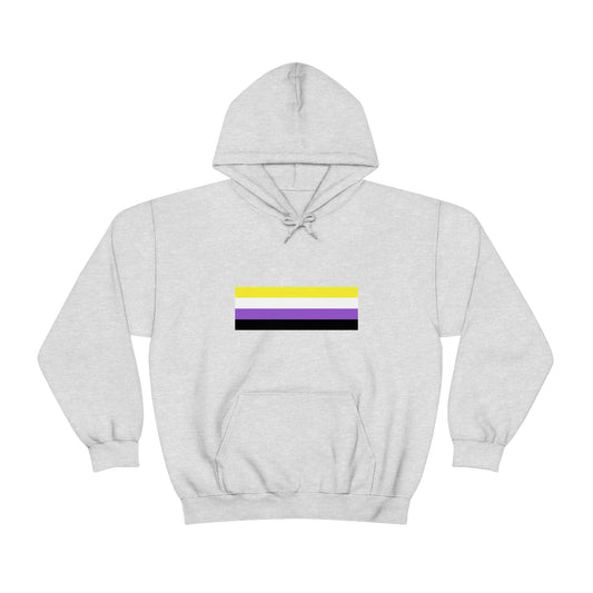 Non-Binary Flag Hooded Sweatshirt