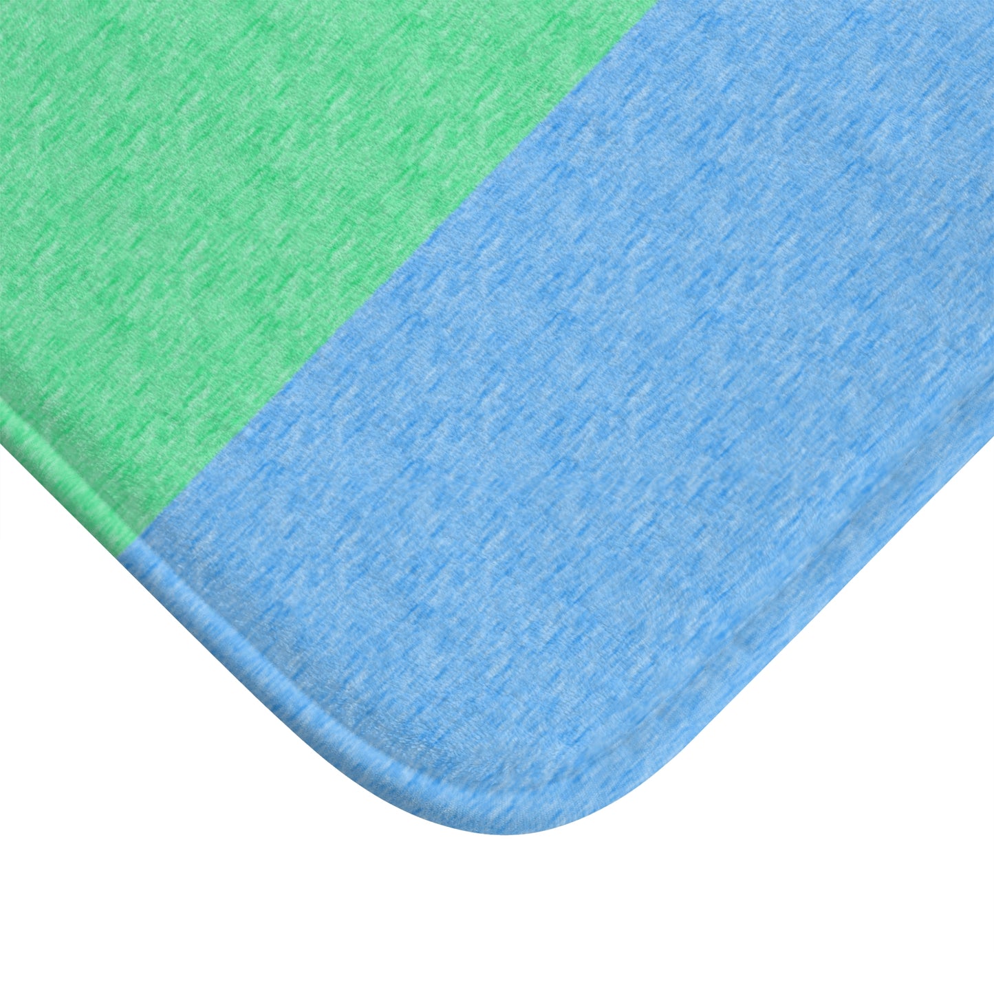 Polysexual Flag Bath Mat, pencil crayon colours