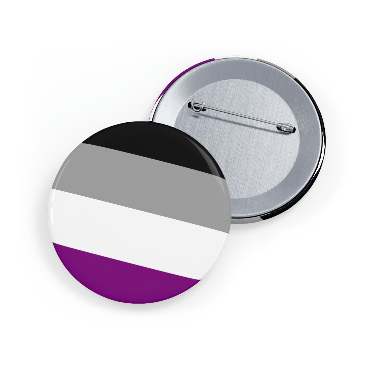 Asexual Pride Flag Round Pins