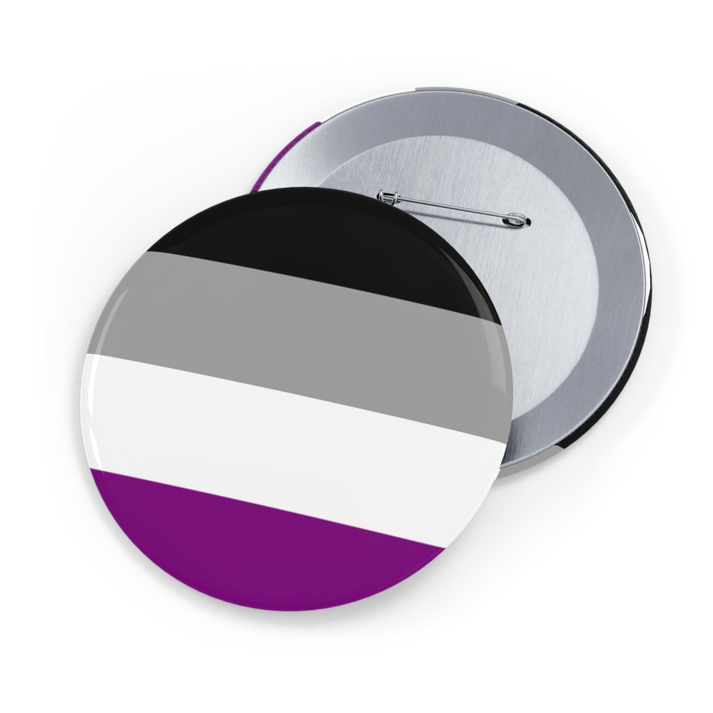 Asexual Pride Flag Round Pins
