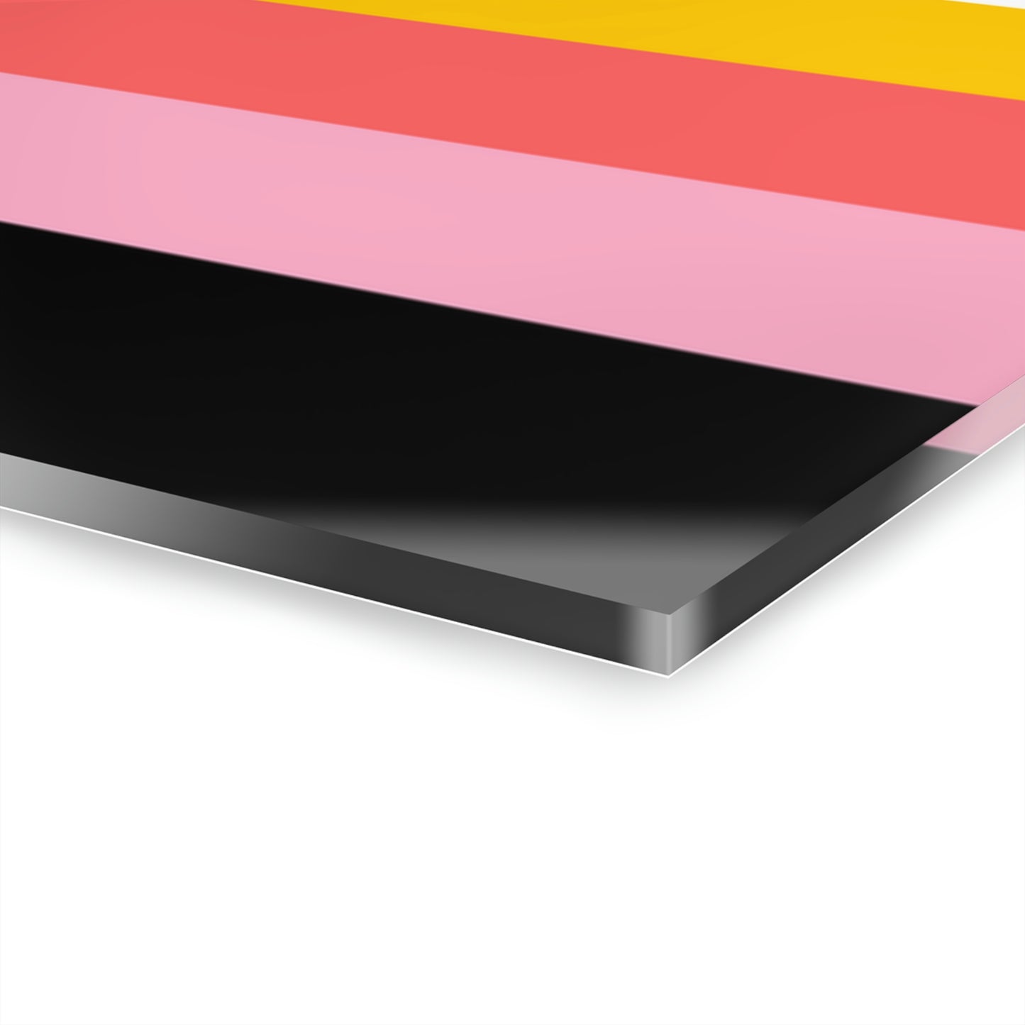 Queer Flag Acrylic Prints (with French Cleat Hanging)