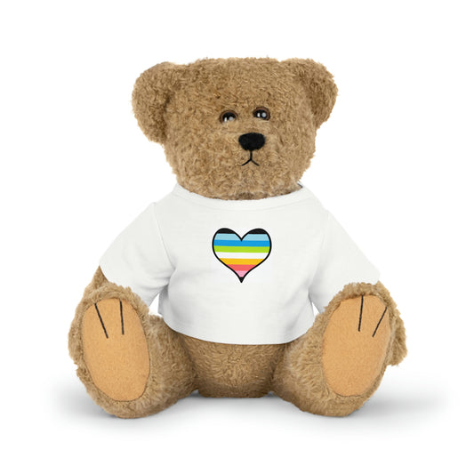 Plush Toys with Queer Flag T-Shirt
