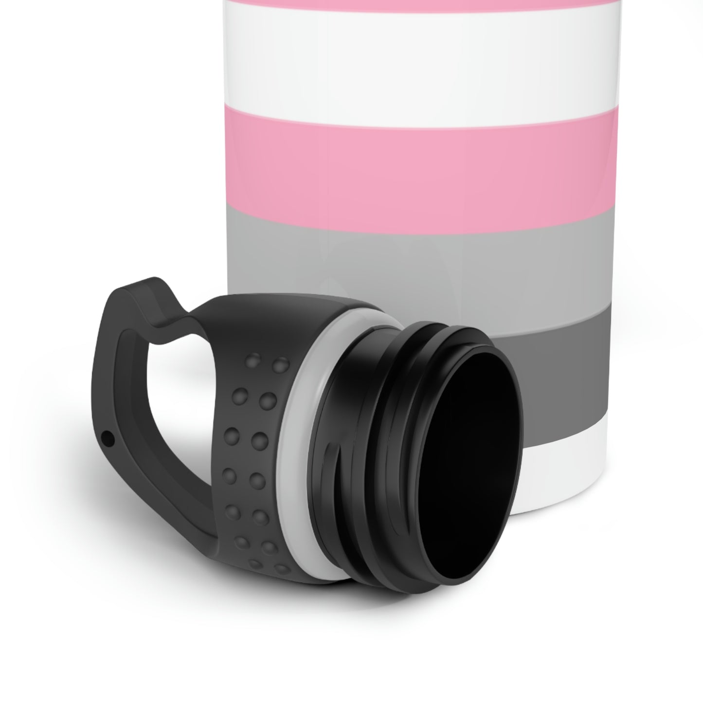 Demigirl Pride Flag Stainless Steel Water Bottle