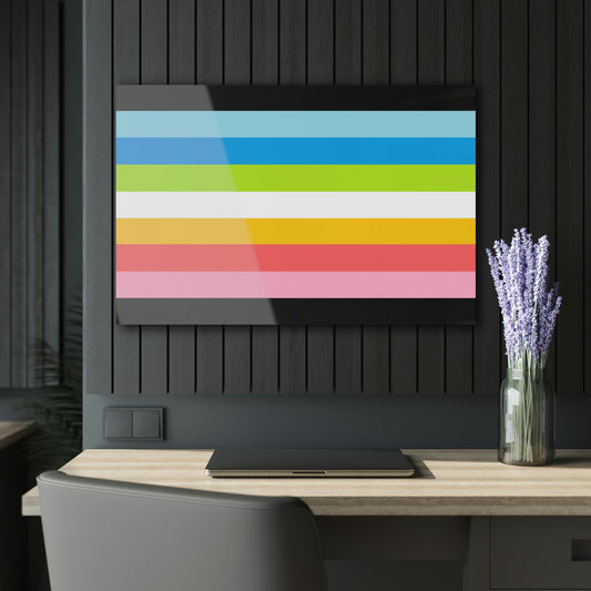 Queer Flag Acrylic Prints (with French Cleat Hanging)