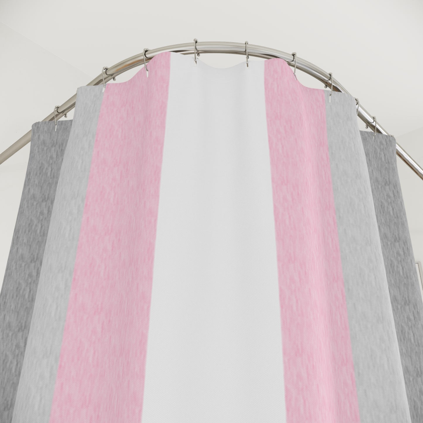 Demigirl Flag Shower Curtain, pencil crayon colours