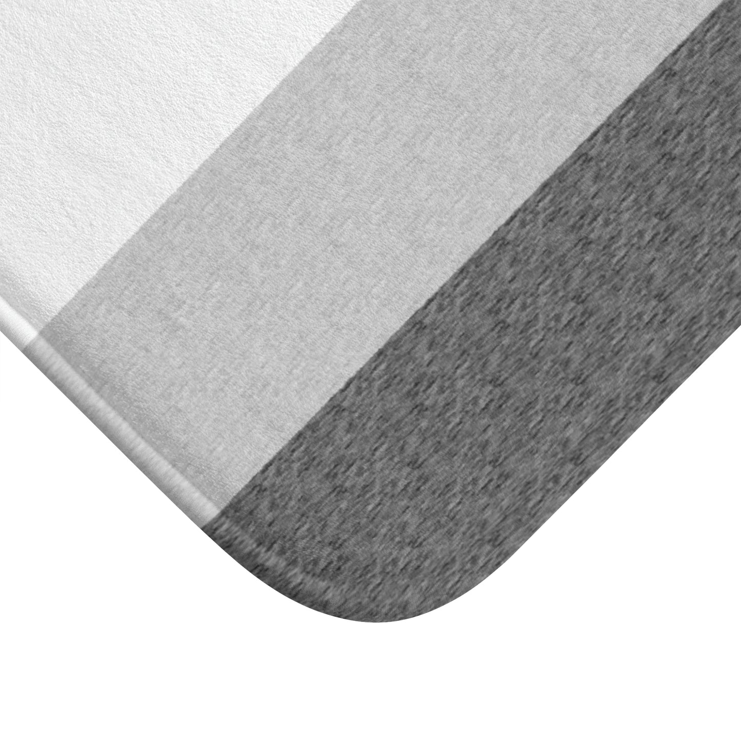 Aromantic Flag Bath Mat, pencil crayon colours