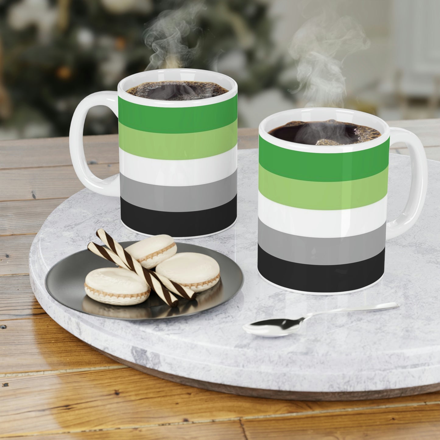 Aromantic Pride Flag Mug (11oz\15oz\20oz)