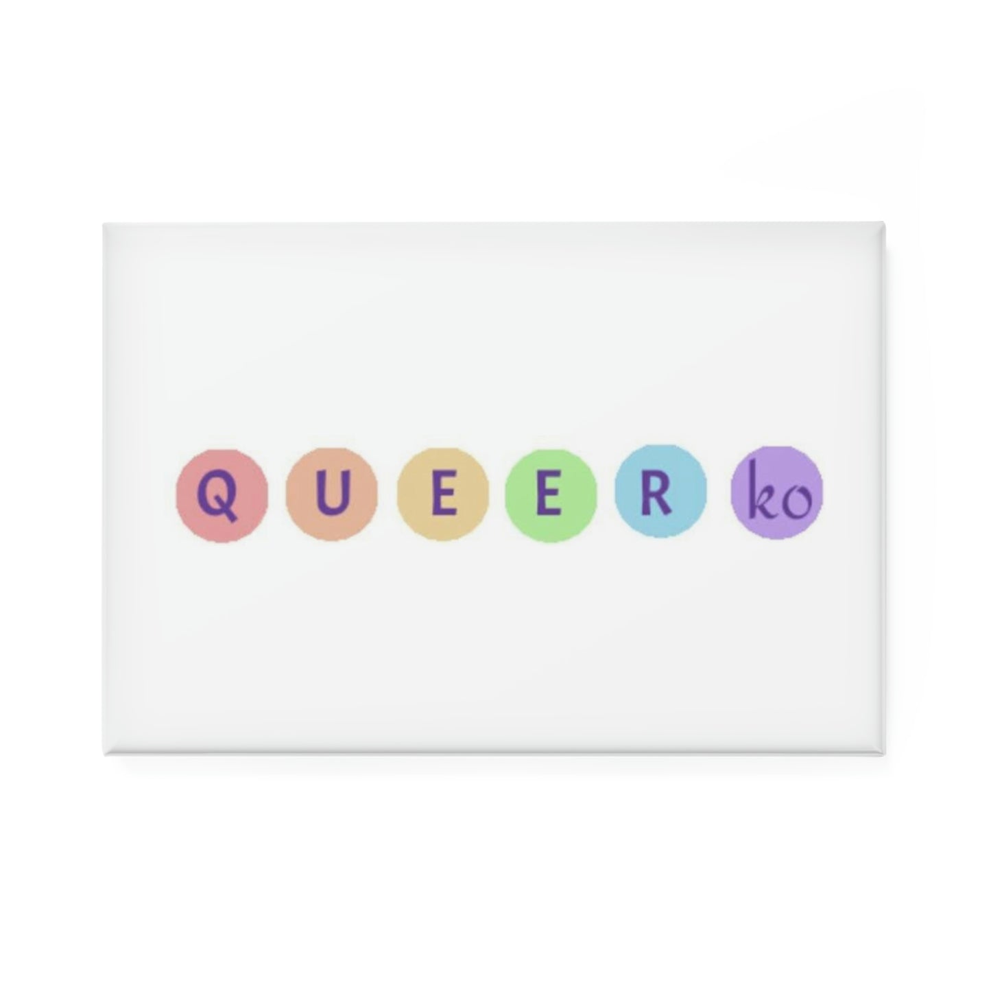 Queerko Brand Button Magnet