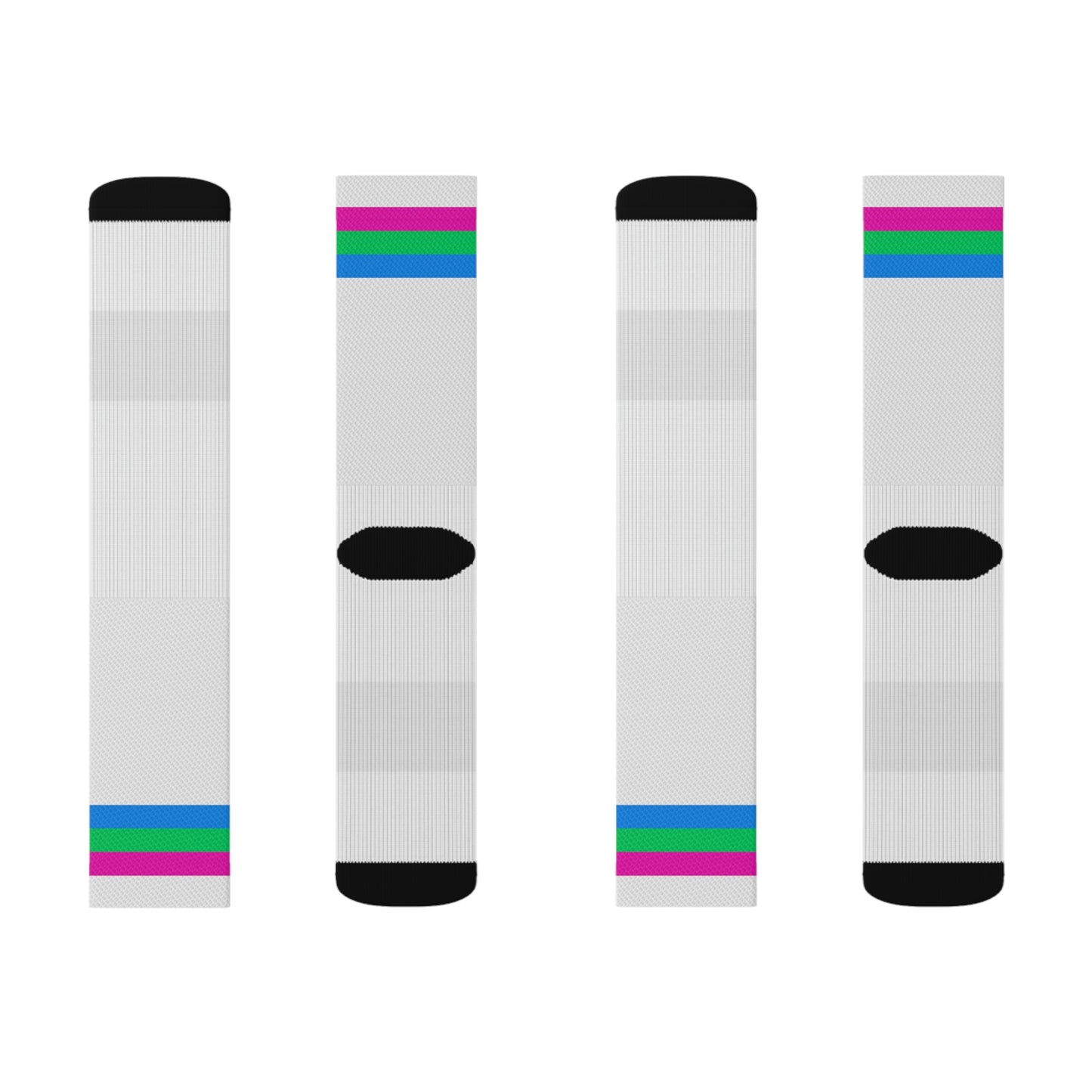 Polysexual Flag Crew Socks