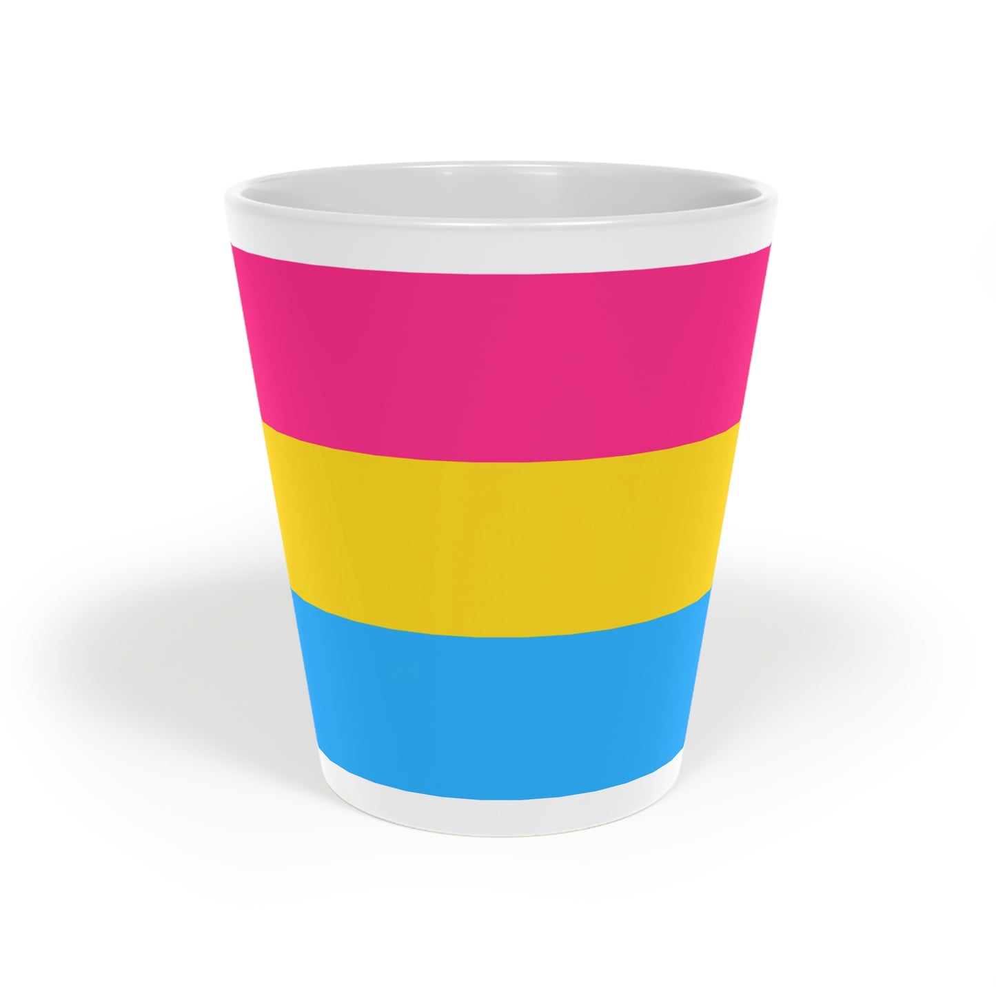 Pansexual Pride Pride Flag Latte Mug, 12oz