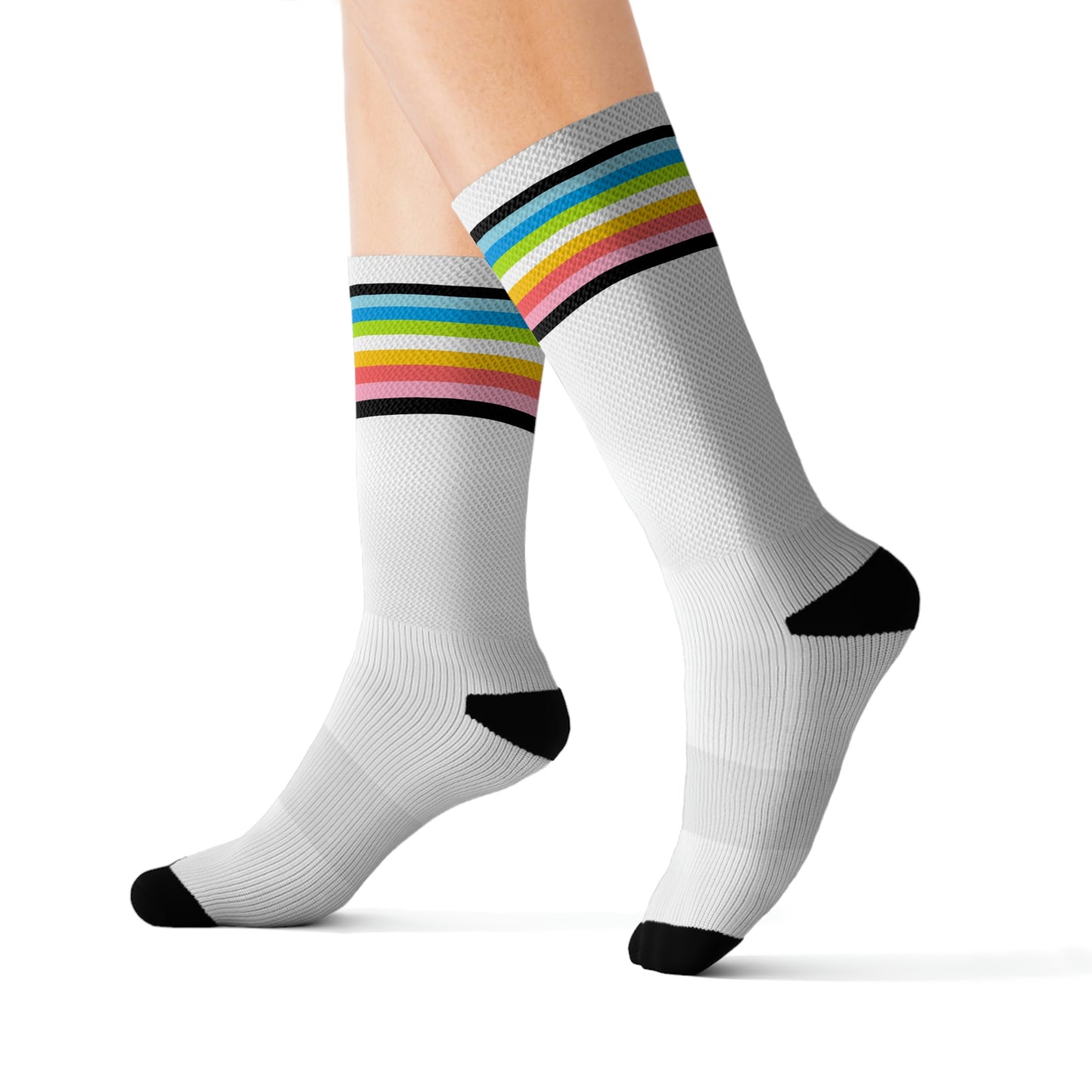 Queer Flag Crew Socks