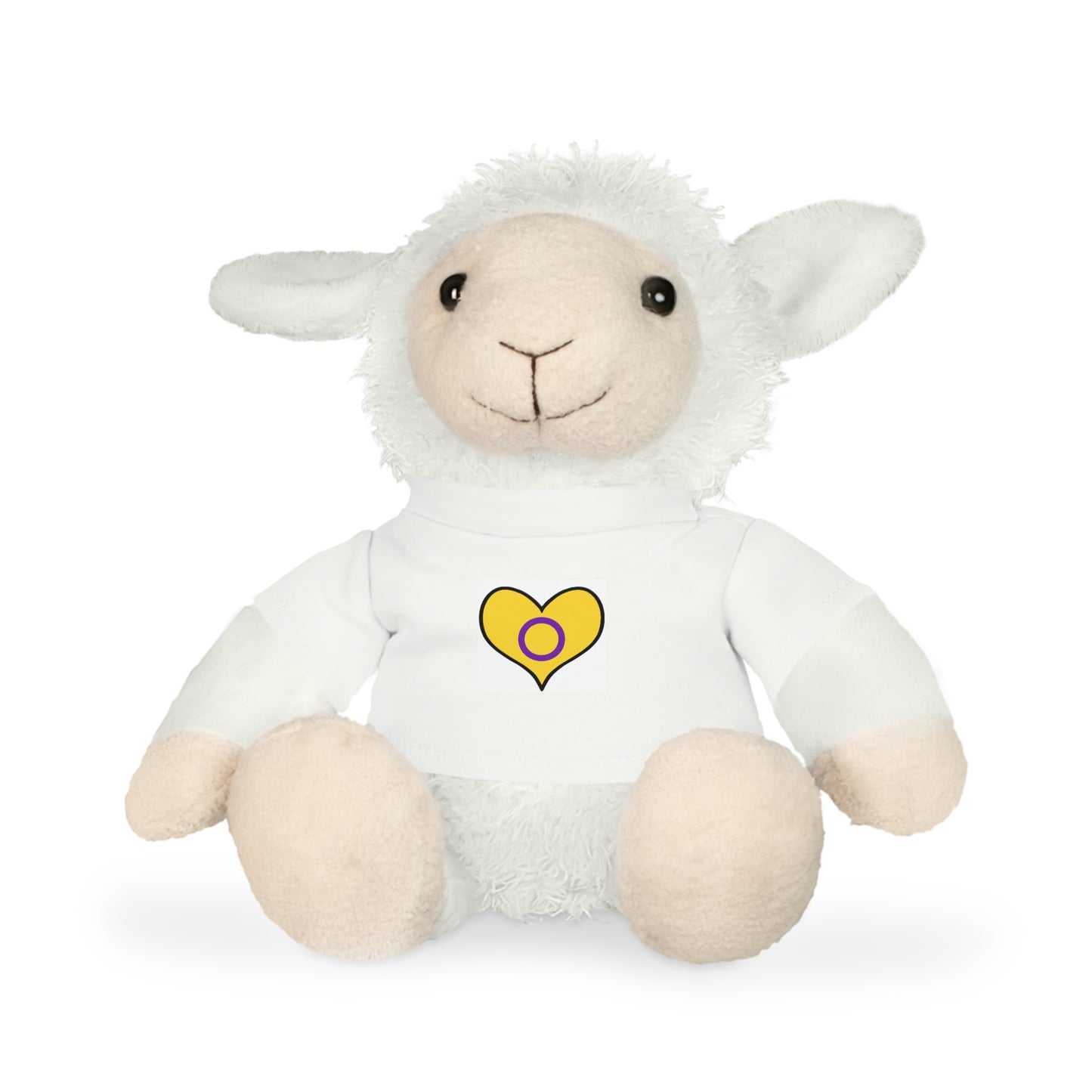 Plush Toys with Intersex Flag T-Shirt