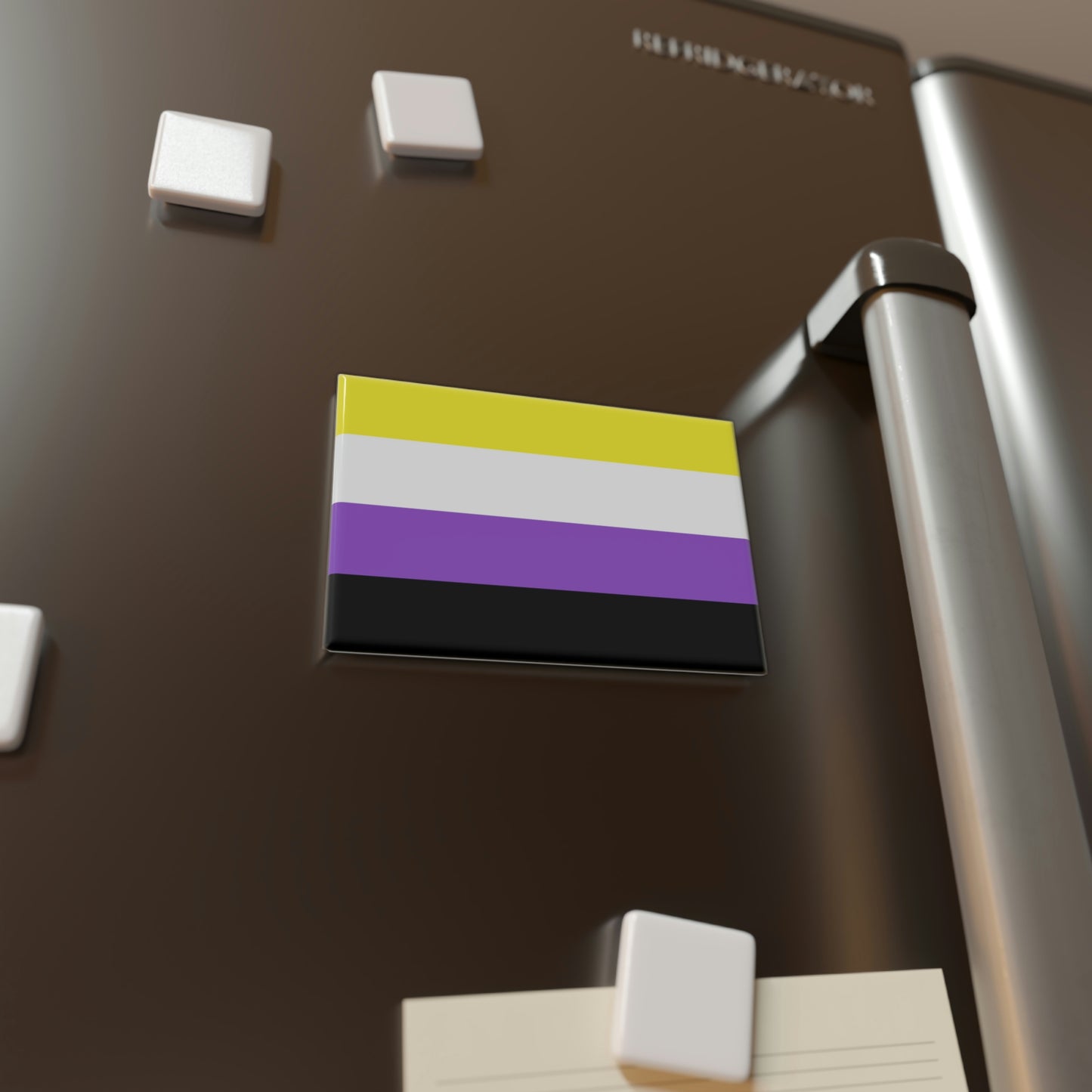Button Magnet, Non-Binary Pride Flag
