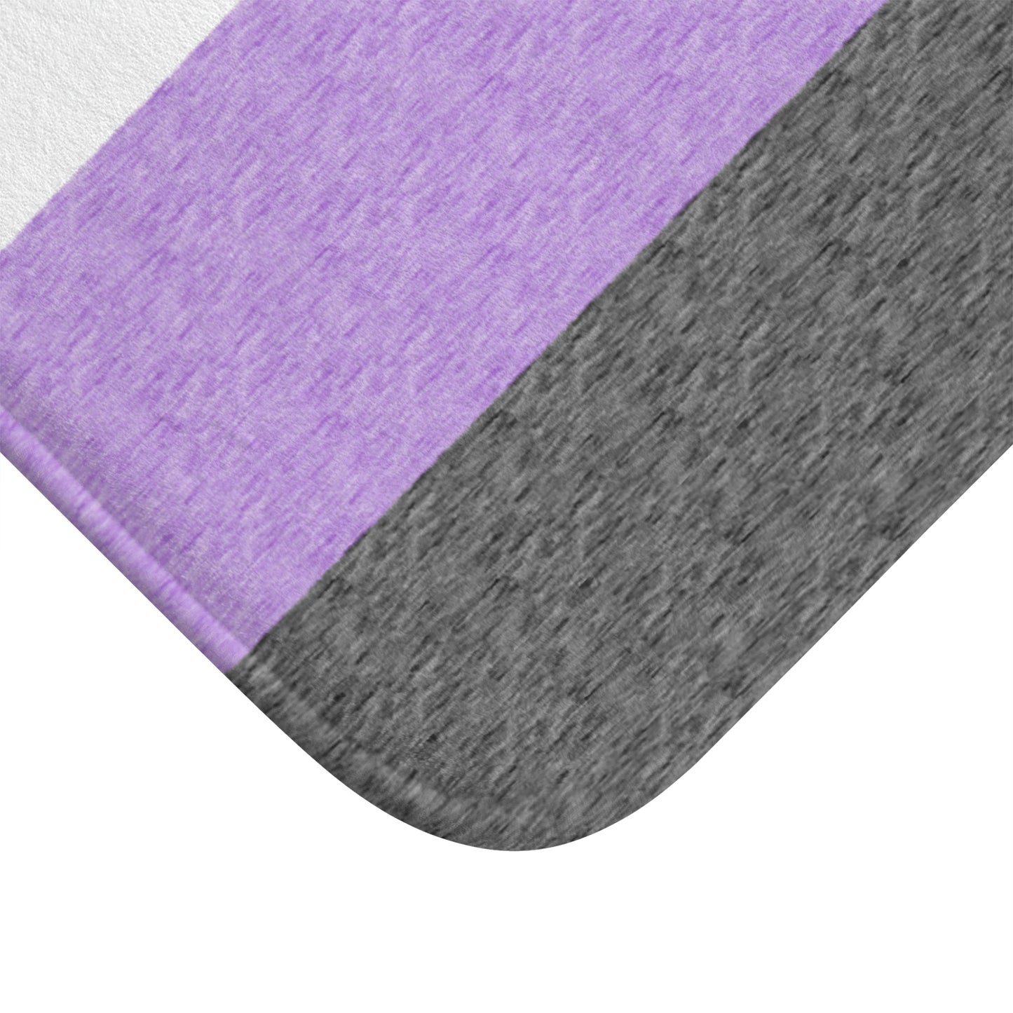 Non-Binary Flag Bath Mat, pencil crayon colours
