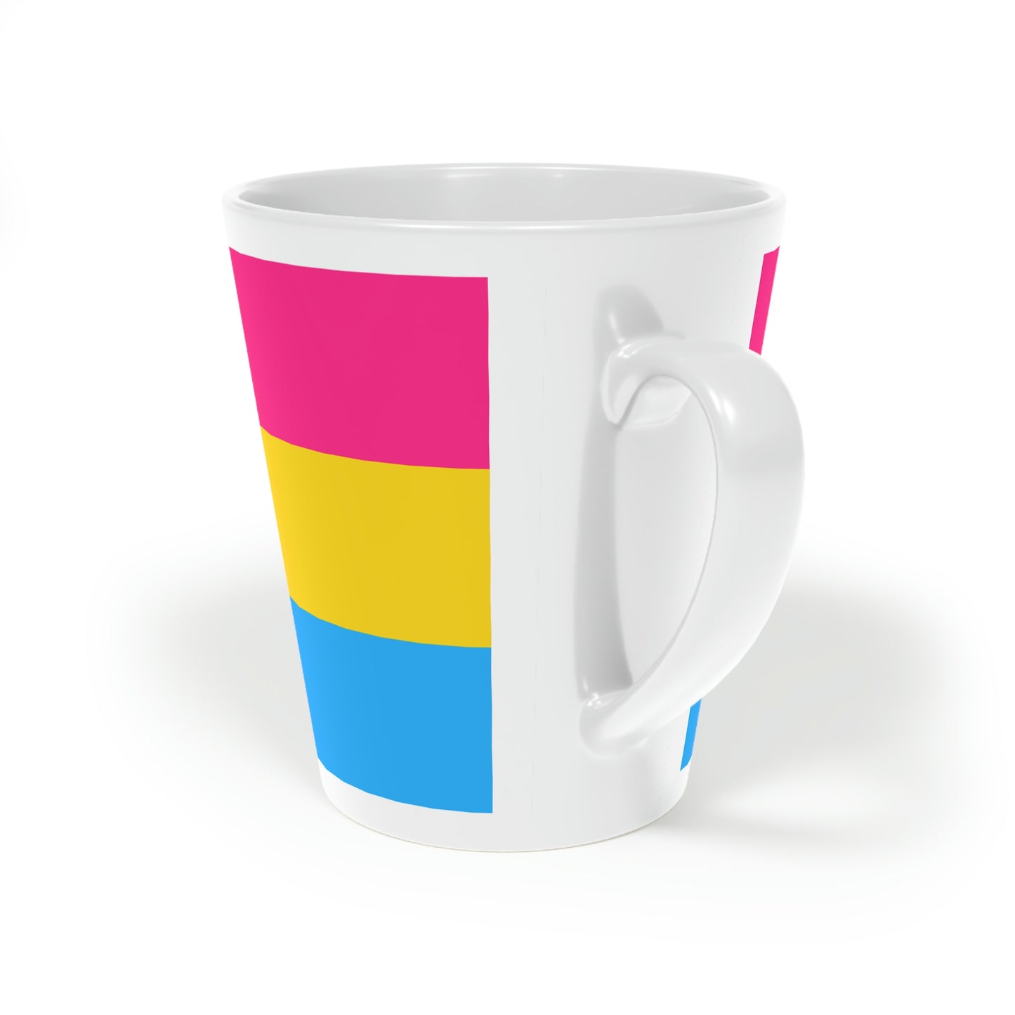 Pansexual Pride Pride Flag Latte Mug, 12oz