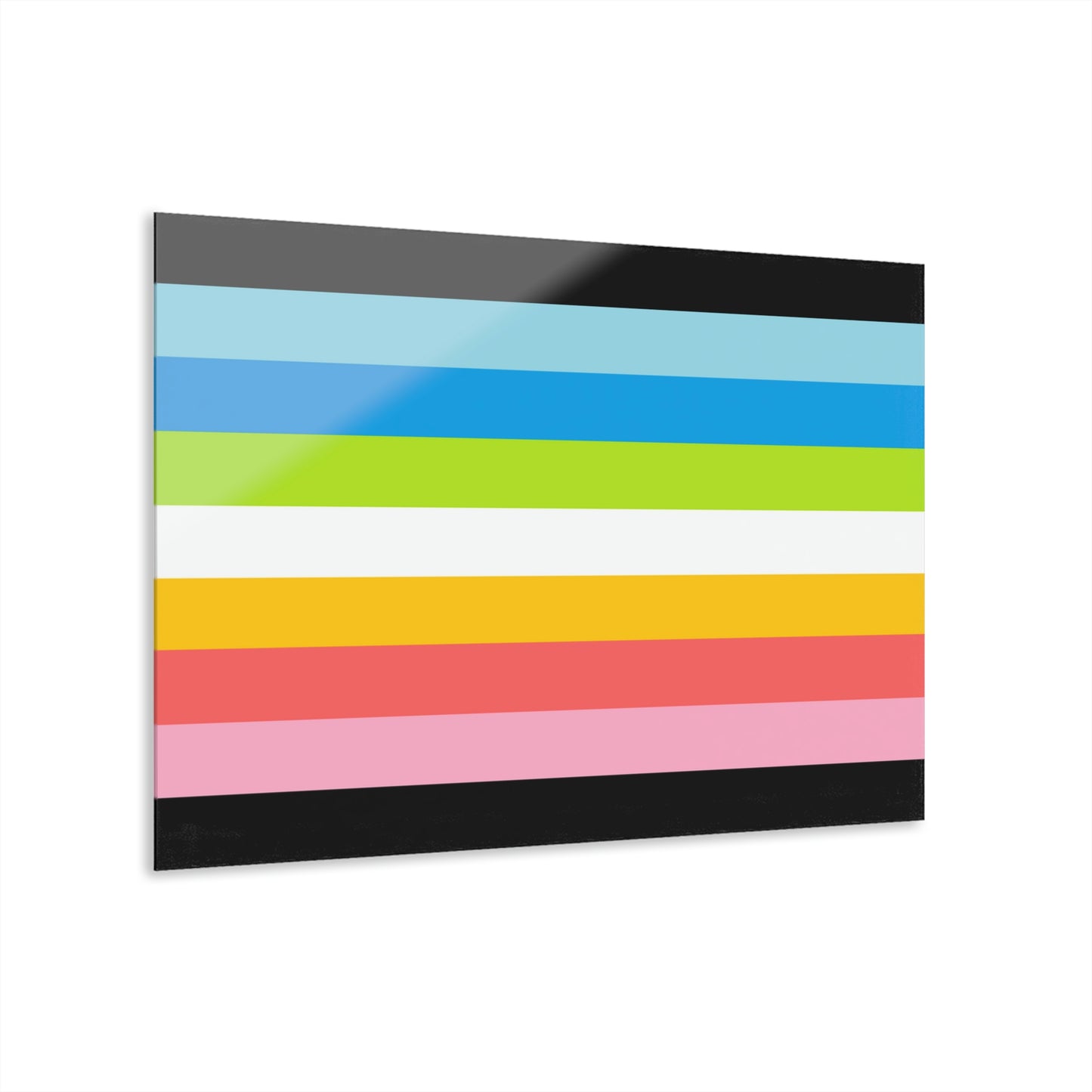 Queer Flag Acrylic Prints (with French Cleat Hanging)
