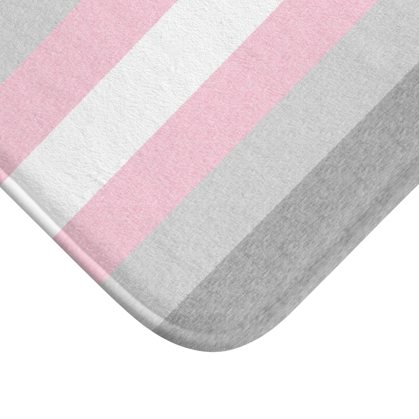 Demigirl Flag Bath Mat, pencil crayon colours