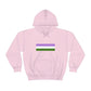 Genderqueer Flag Hooded Sweatshirt