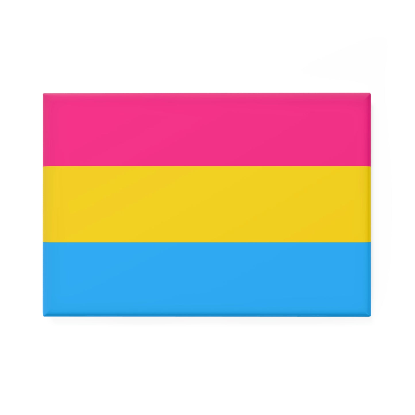 Button Magnet, Pansexual Pride Flag