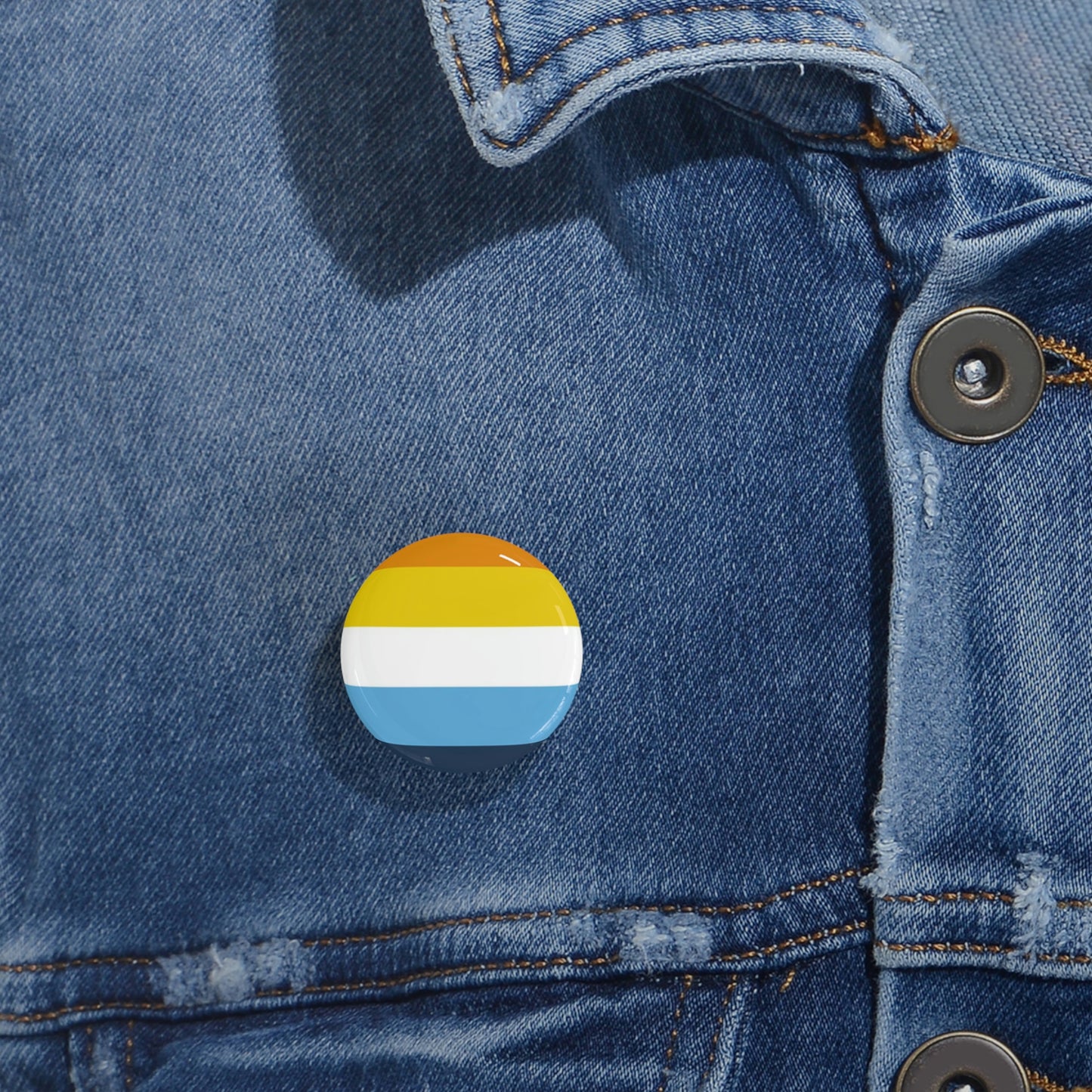 Aroace Pride Flag Round Pins