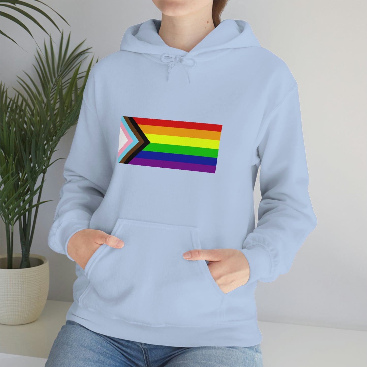 Progress Pride Flag Hooded Sweatshirt