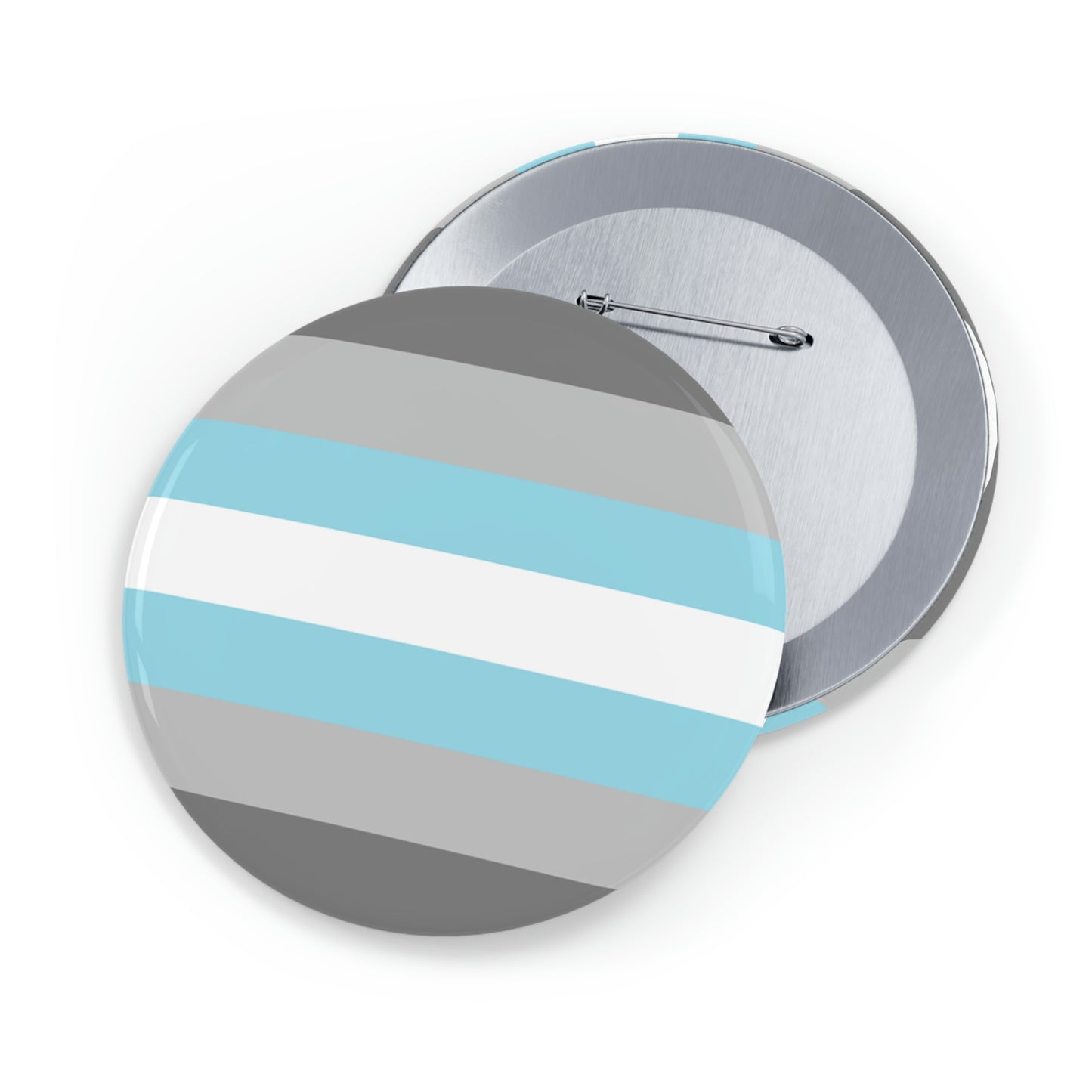 Demiboy Pride Flag Round Pins