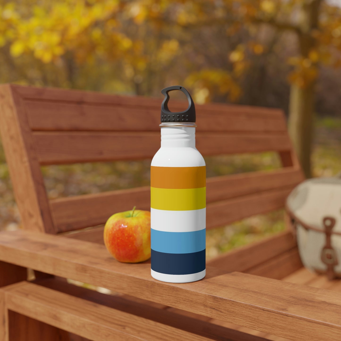 Aroace Pride Flag Stainless Steel Water Bottle