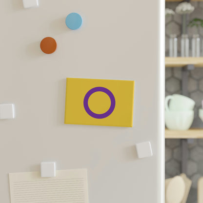 Button Magnet, Intersex Pride Flag