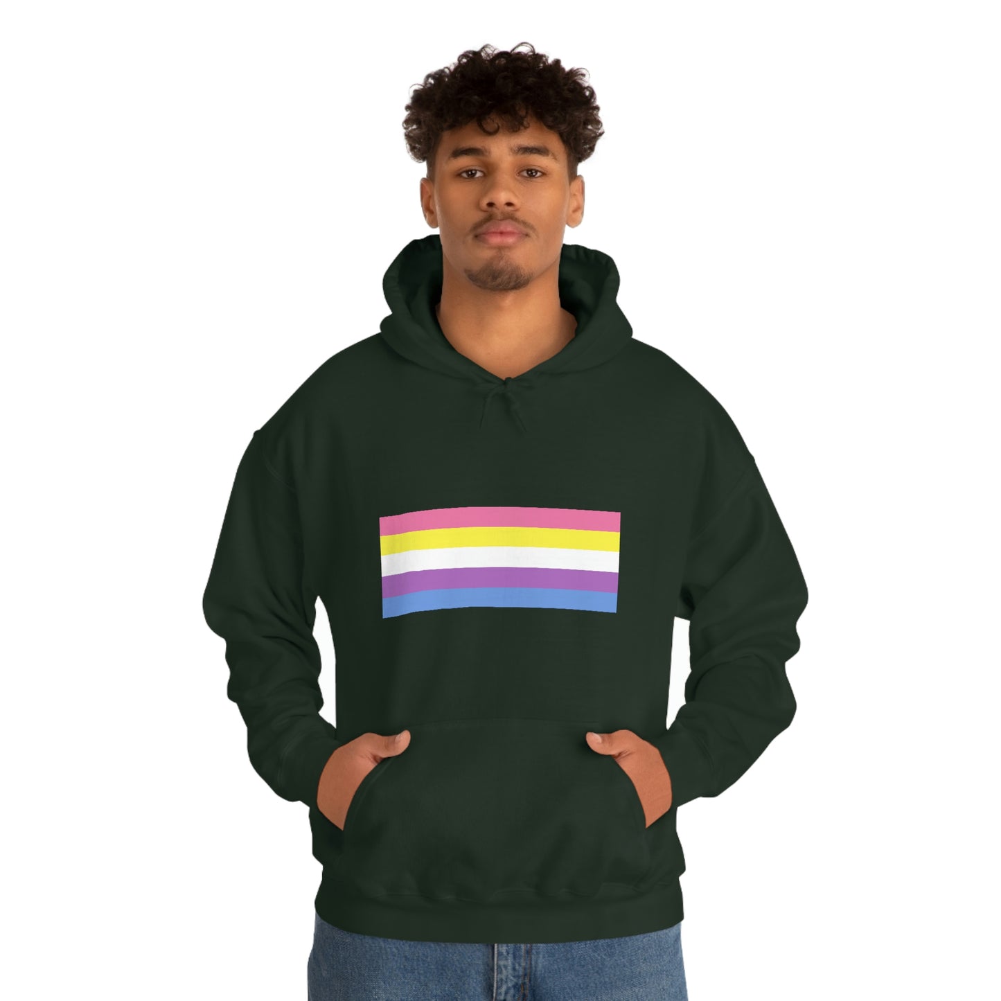 Bigender Flag Hooded Sweatshirt