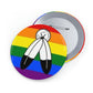 Two-Spirit Pride Flags Round Pins