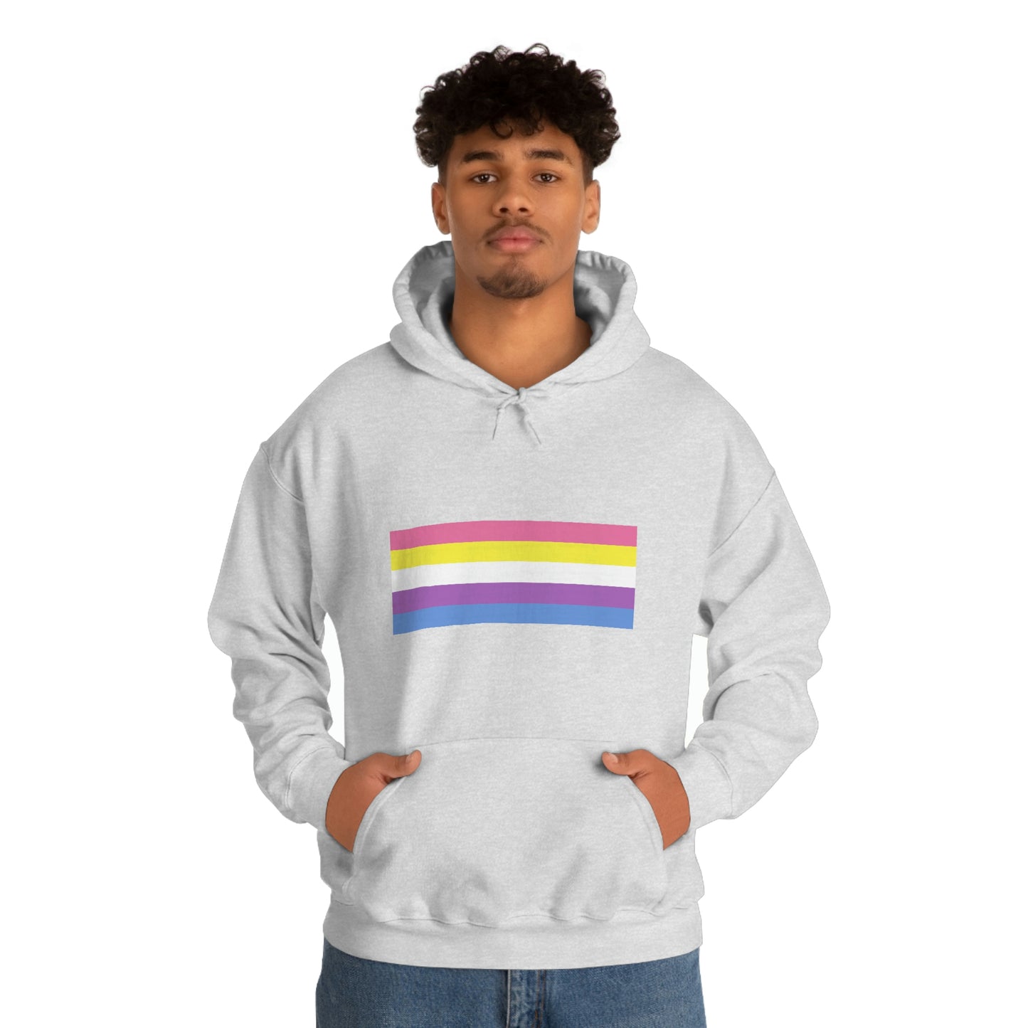 Bigender Flag Hooded Sweatshirt