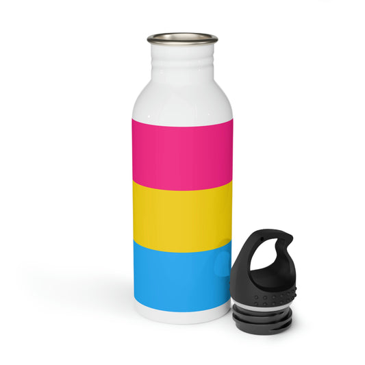 Pansexual Pride Flag Stainless Steel Water Bottle