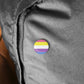 Bi-Gender Pride Flag Round Pins