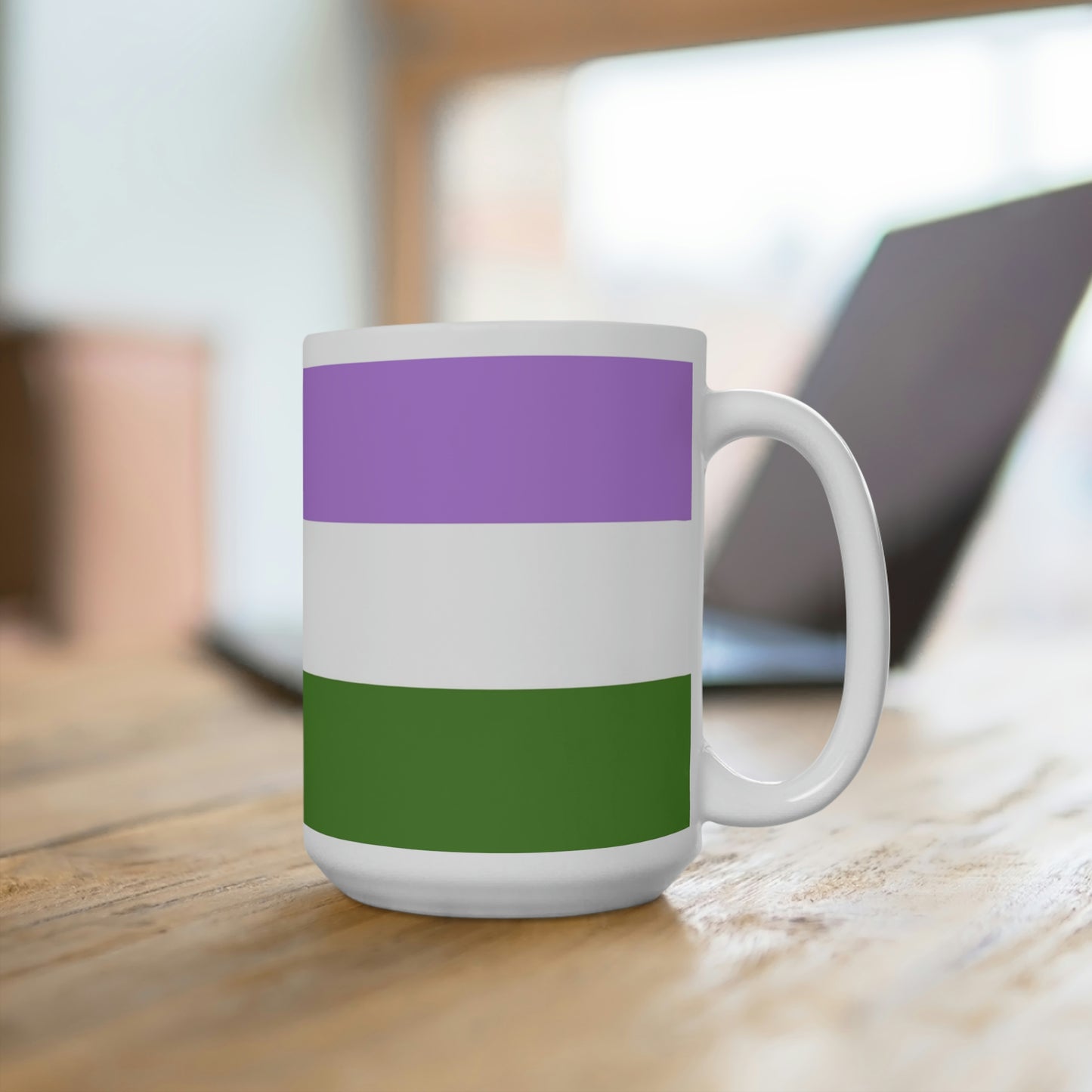 Genderqueer Pride Flag Mug (11oz\15oz\20oz)