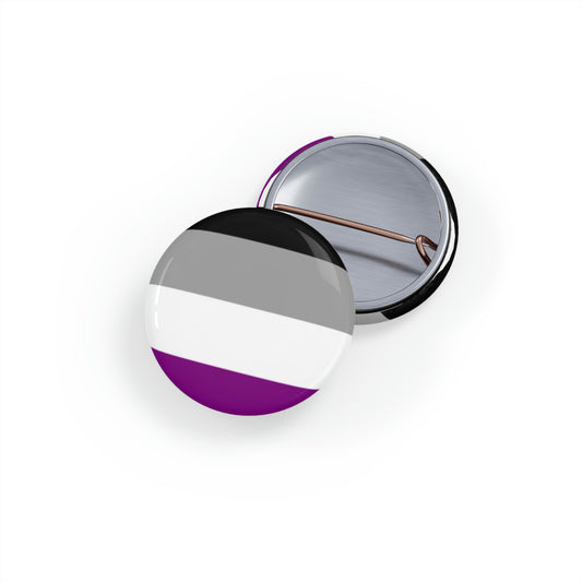 Asexual Pride Flag Round Pins