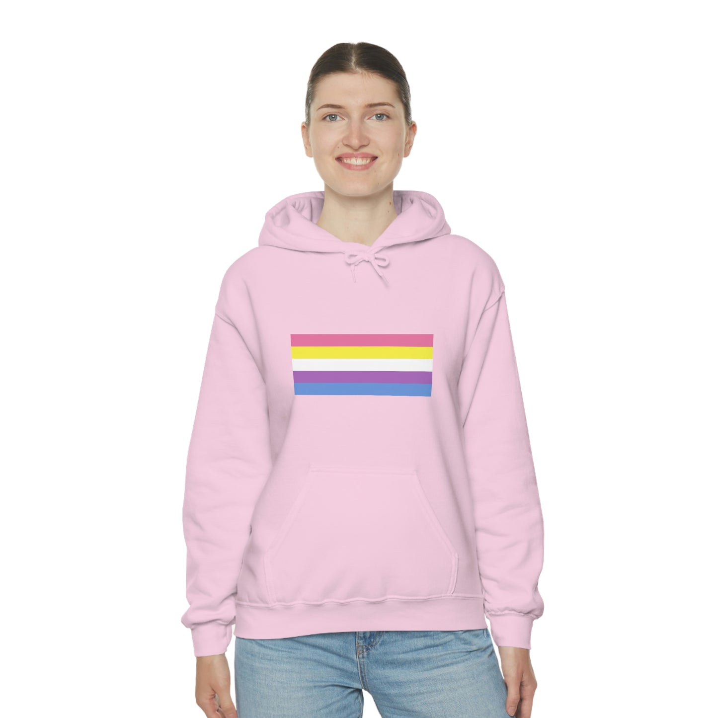 Bigender Flag Hooded Sweatshirt