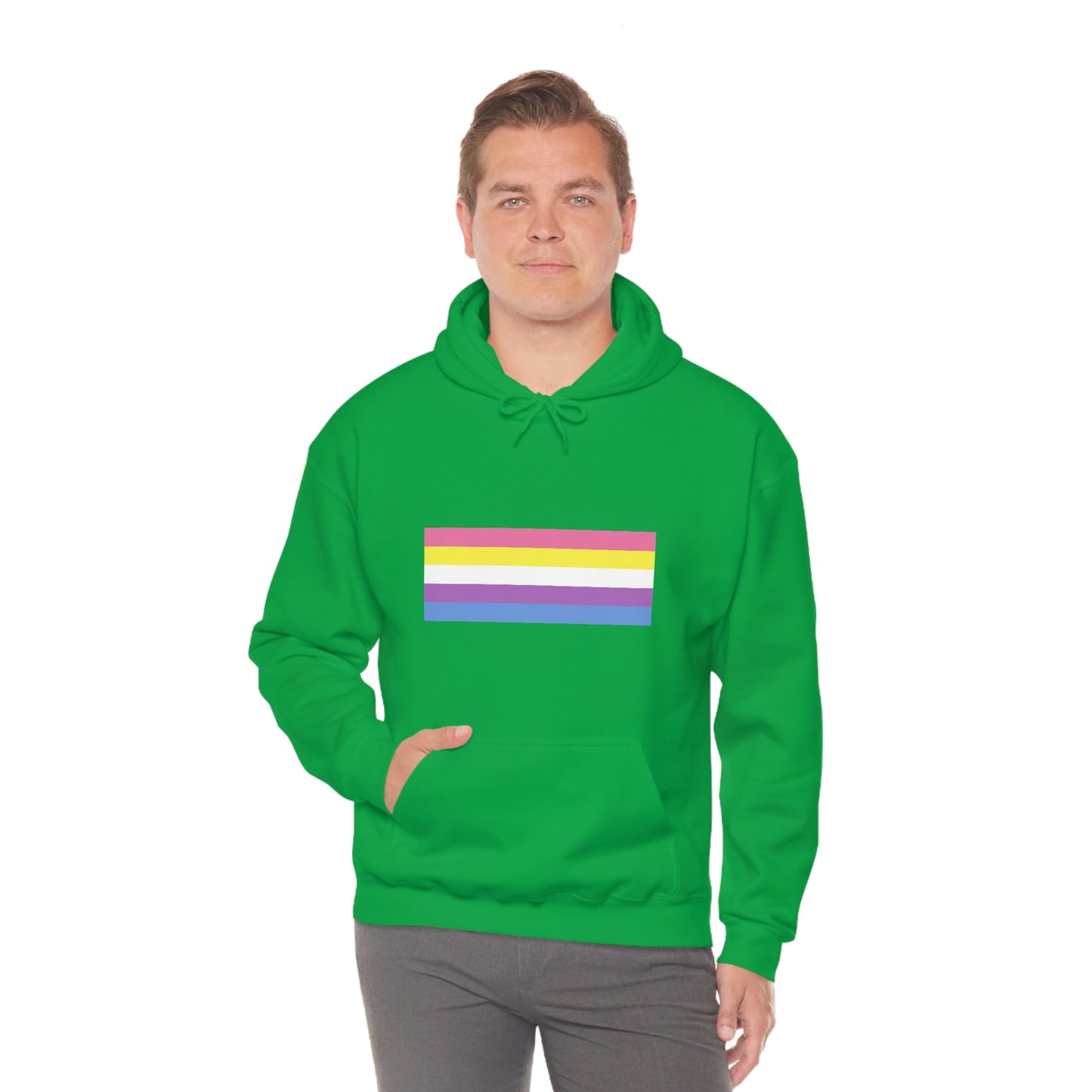 Bigender Flag Hooded Sweatshirt