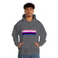 Genderfluid Flag Hooded Sweatshirt