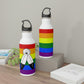 Two-Spirit Pride Flag Stainless Steel Water Bottle